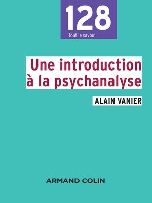 cover image of Une introduction à la psychanalyse